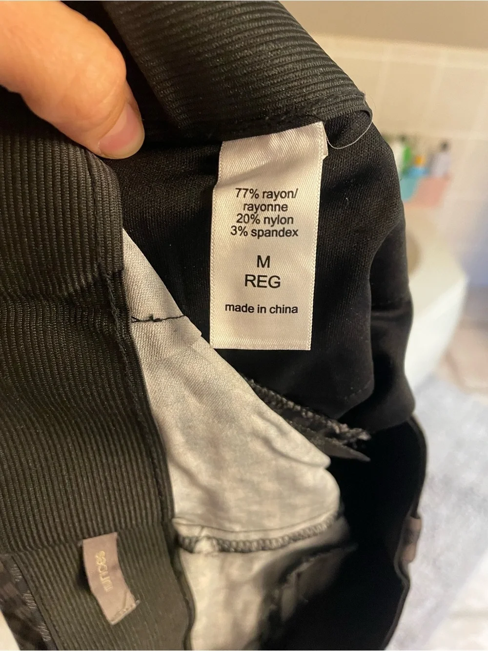 Maurices Black and Gray Gingham Skinny Pants